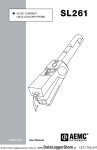 AC/DC CURRENT OSCILLOSCOPE PROBE ENGLISH User Manual