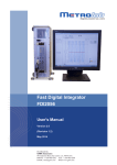 Metrolab FDI 2056 User`s Manual, version 2.0 rev