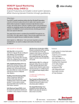 MSR57P Speed Monitoring Safety Relay (440R-S)