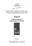 TMR-02M Manual - NPI Electronic Instruments