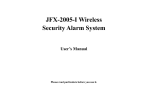 JFX-2005-I Wireless Security Alarm System