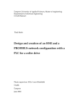 Design and creation of an HMI and a PROFIBUS network