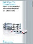 R&S®SITLine ETH Ethernet Encryptor