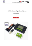 A3X Pro Expert Flight Control System User Manual - Bay-Tec