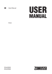 ZOA35525 ZOA35526 User Manual Oven