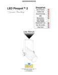 LED Pinspot 2 User Manual Rev. 2