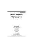 Release Notes IRRICAD Pro Version 14