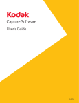 Kodak Capture Software Users Guide, A-63054, V6.8