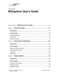 M-Explorer User`s Guide - Johnson Controls | Product Information