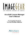 AccuSoft License Manager User`s Manual