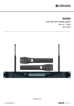 Dual Multi-UHF Wireless System