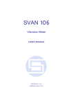 Svantek SV106 Human Vibration Meter User Manual