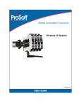 Wireless I/O System User Guide