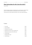 Short instructions for the Leica-Inverted-2