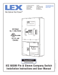 IEC 60309 Pin & Sleeve Company Switch Installation