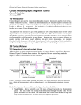 Contact Photolithographic Alignment Tutorial