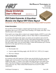 Model EX-DVI-2A User`s Manual - AV-iQ