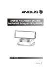 User manual ArcPad 48 Integral RGBW_ArcPad 48 integral