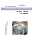 GenTouch Software User manual