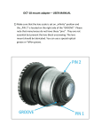 OCT-18 mount adapter – USER MANUAL - Foto