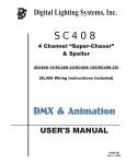 SC408 4 Circuit "Super-Chaser" USER MANUAL