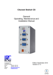 Channel Switch CS Manual