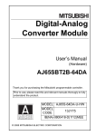 Digital-Analog Converter Module User`s Manual