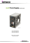 iameco ecoX Power Supply user`s manual