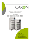 REACH-IN CO2 INCUBATOR OPERATIONS