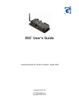 RIO User`s Guide - G3 Technologies