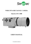 WIDE DYNAMIC RANGE CAMERA Smartec