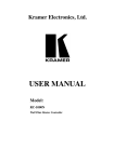 USER MANUAL