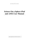 SOS iPad and AMX User Manual