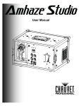 Amhaze™ Studio User Manual Rev. 1