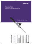 Quick Guide - Stryker Neuro Spine.