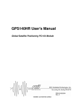 GPS140HR User`s Manual - RTD Embedded Technologies, Inc.