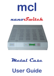nanoSwitch User Manual (Metal Case)