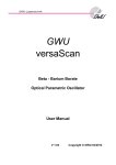 GWU versaScan - Spectra