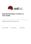 DevtoolSet 3 - Red Hat Customer Portal