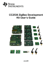 CC2530 ZigBee Development Kit User`s Guide