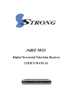 Digital Terrestrial Television Receiver USER`S MANUAL