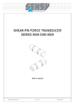 shear-pin force transducer series 5000-5300-5600