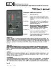 T3D User`s Manual - Electronic Devices, Inc.
