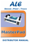 ALE MasterPad Distributor Manual UK