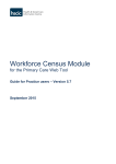 Workforce Census Module - Health & Social Care Information Centre