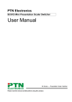 User Manual - PTN Electronics