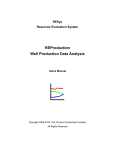 REProduction Well Production Data Analysis