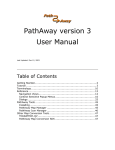 PathAway: User Manual
