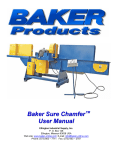 Baker Sure Chamfer User Manual