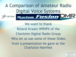 A Comparison of Amateur Radio Digital Voice Systems